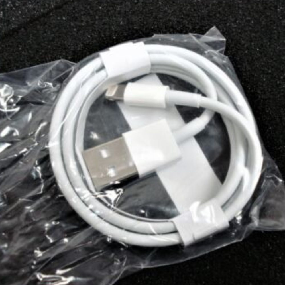 Apple iPhone 6 7 5s SE 3 ft Lightning USB Data Cable Charger OEM Genuine. Engineered for fast charging, it helps reduce wait time by powering your device swiftly. MD818ZM/A thumbnail