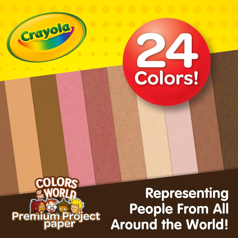 Crayola Construction Paper in Colors of The World 99-0091 thumbnail