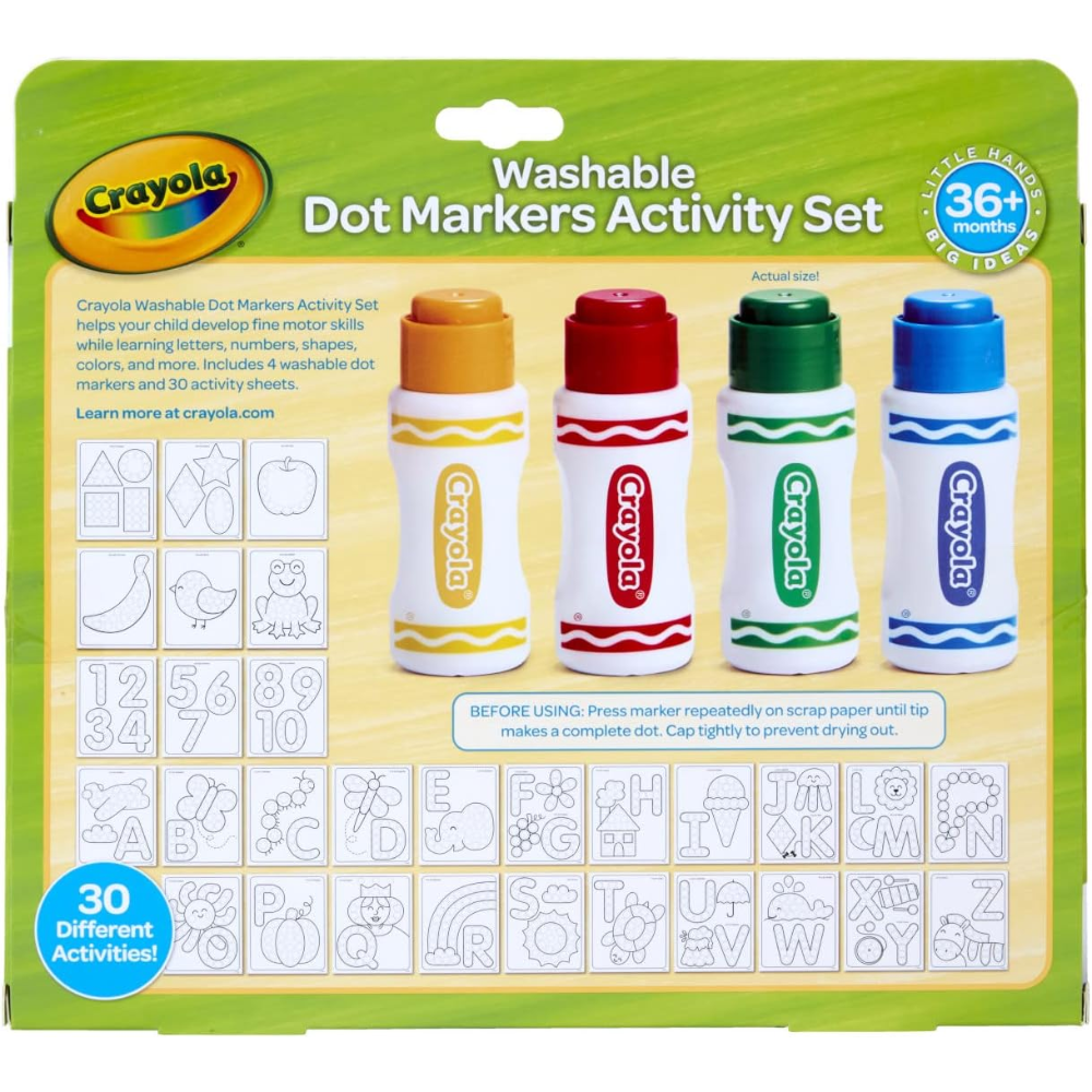 Crayola Washable Dot Markers Activity Set 81-1494 thumbnail