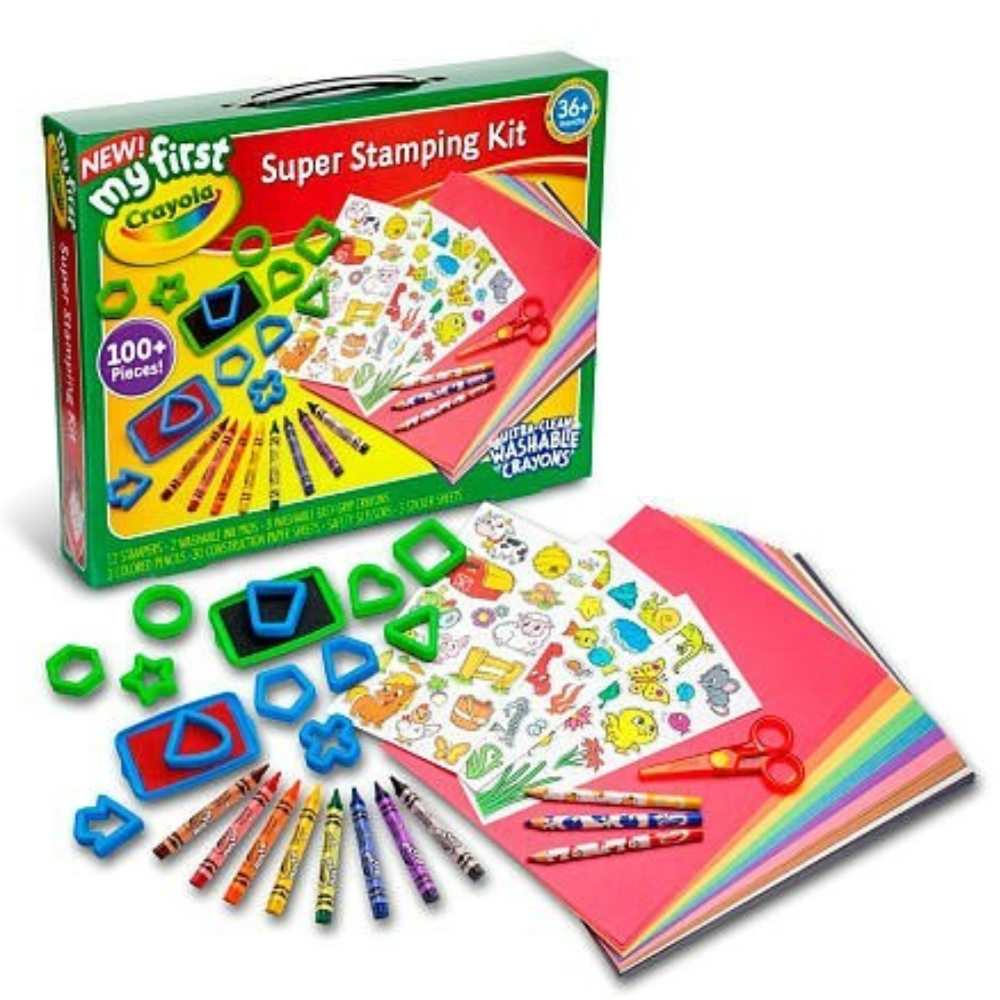 Crayola My First Super Stamping Activity Kit 100+ Pieces 81-1357 thumbnail