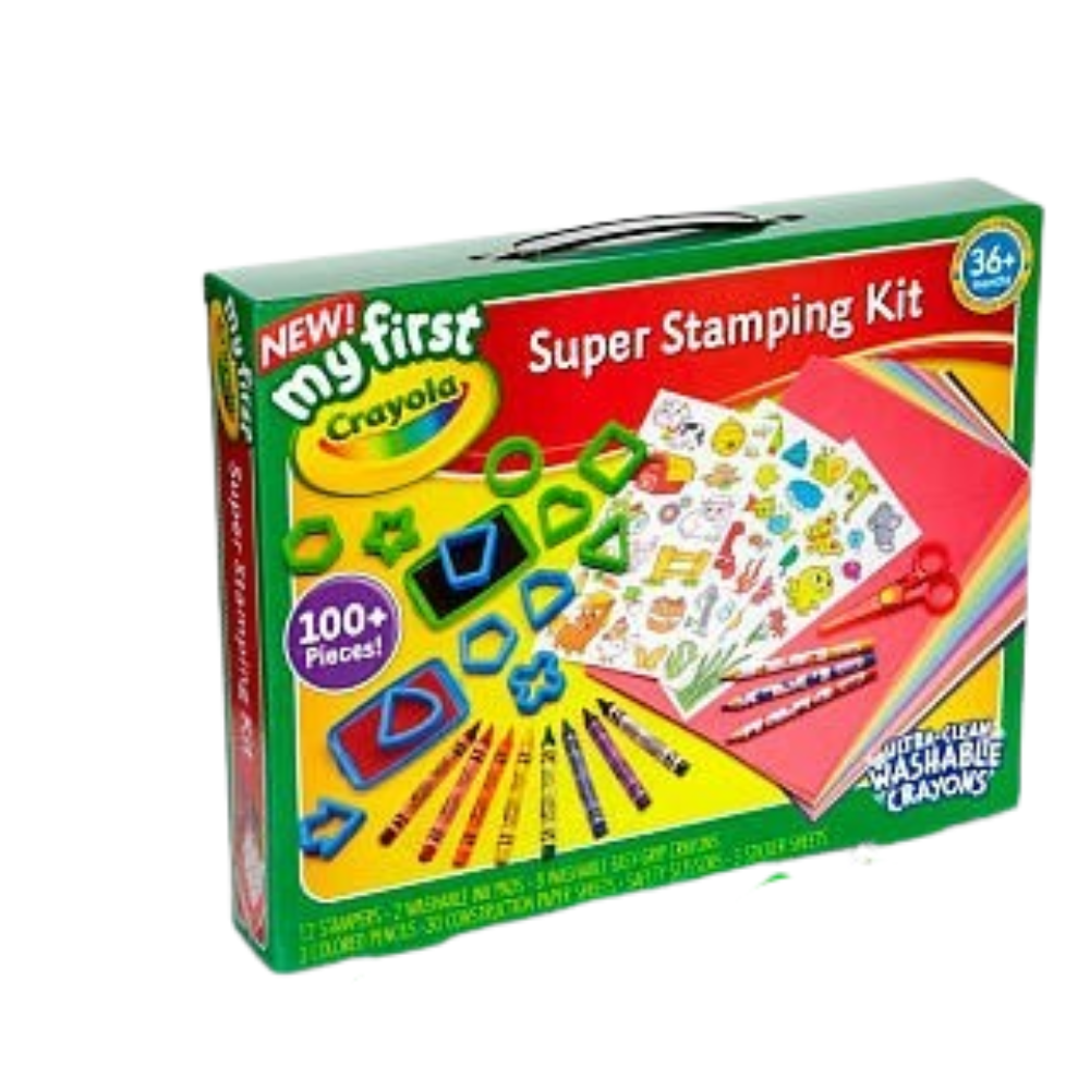 Crayola My First Super Stamping Activity Kit 100+ Pieces 81-1357 thumbnail