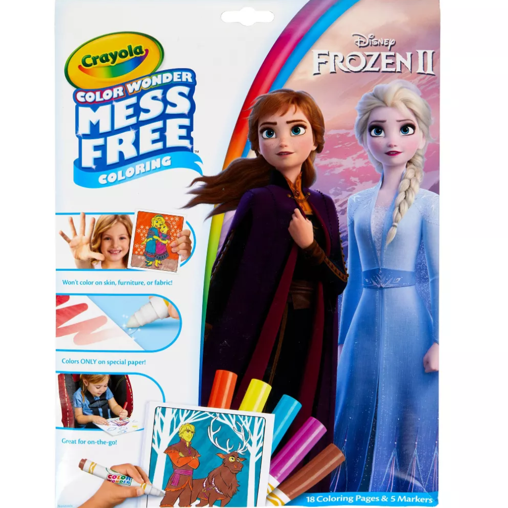 Crayola Color Wonder  Frozen 2 Coloring Set FOLDALOPE 75-7998 thumbnail