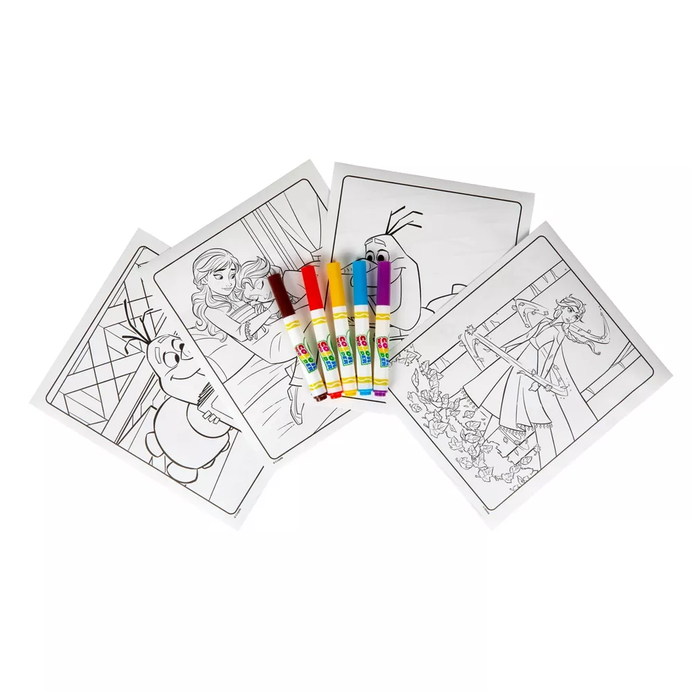 Crayola Color Wonder  Frozen 2 Coloring Set FOLDALOPE 75-7998 thumbnail