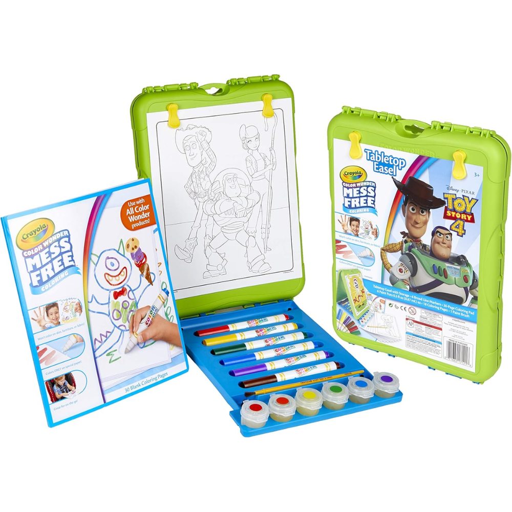 Crayola Color Wonder Toy Story 4 61 Piece Easel Set 75-7121 thumbnail