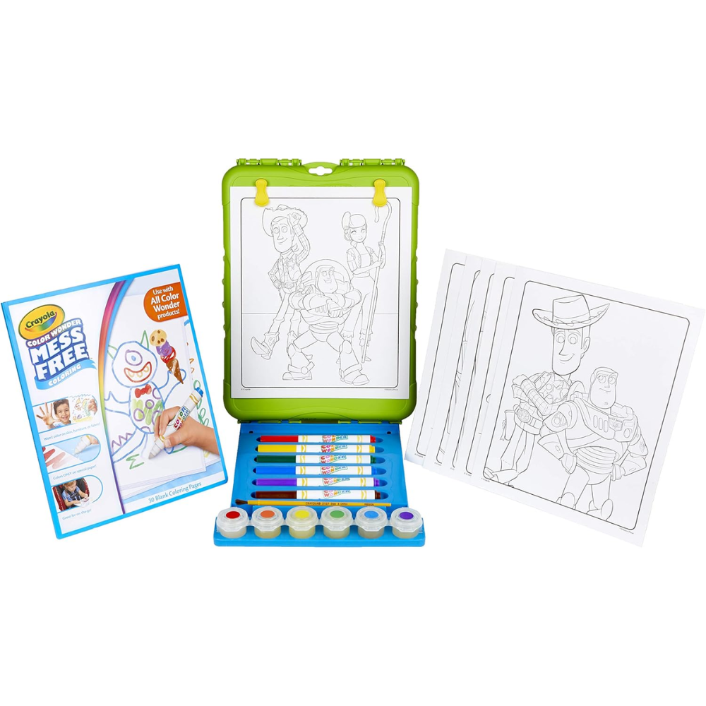 Crayola Color Wonder Toy Story 4 61 Piece Easel Set 75-7121 thumbnail