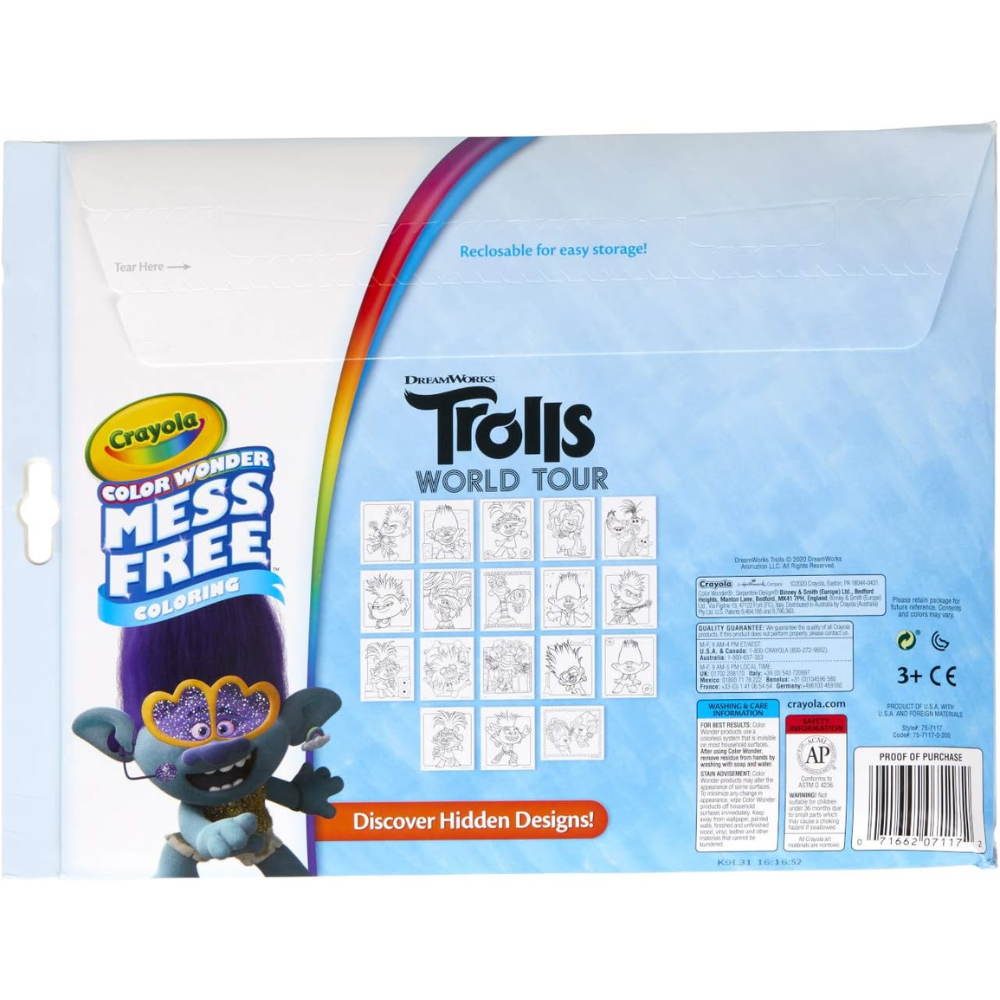 Crayola Trolls World Tour Foldalope 75-7117 thumbnail