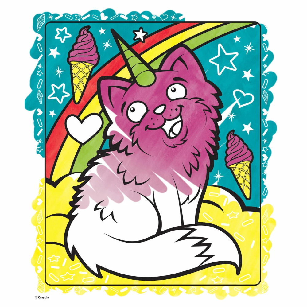 Crayola Mess Free Uni-creatures FOLDALOPE 75-7100 thumbnail