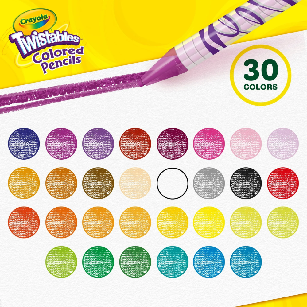 CRAYOLA TWISTABLES COLORED PENCILS 68-7409 thumbnail