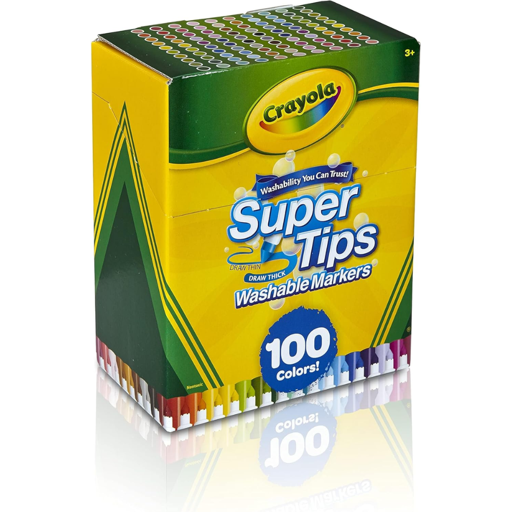 Crayola Super Tips Marker Set 100ct 58-5100 thumbnail