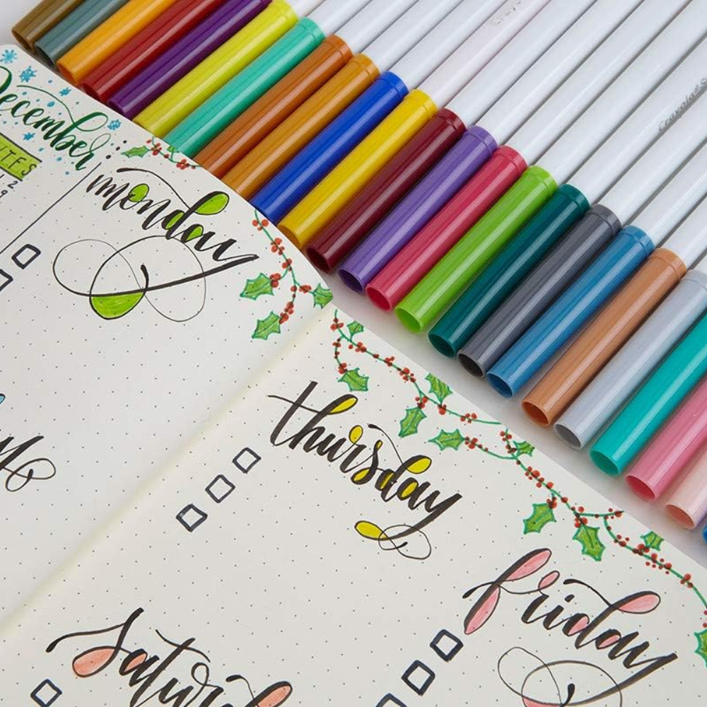 Crayola Washable Super Tips Markers 50 Colors 58-5050 thumbnail