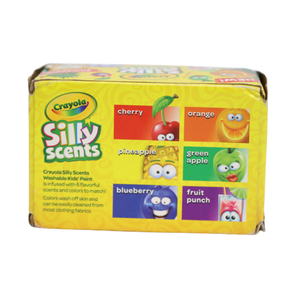Crayola Silly Scents Washable Kids Paint Scented Paint 6Count 54-2392 thumbnail