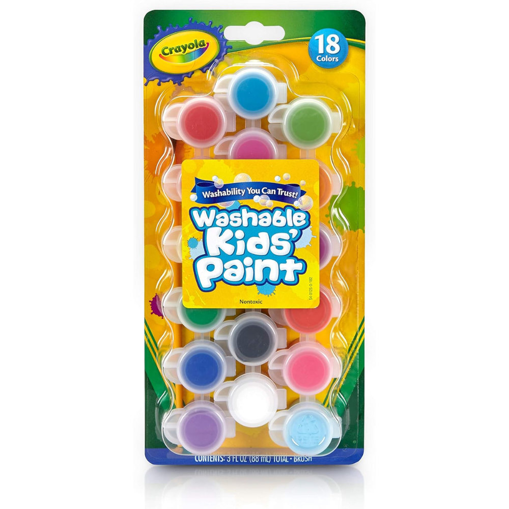 Crayola Washable Kids' Paint 18-Color Set  54-0125 thumbnail