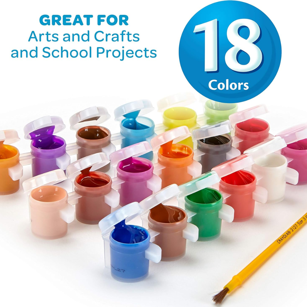 Crayola Washable Kids' Paint 18-Color Set  54-0125 thumbnail