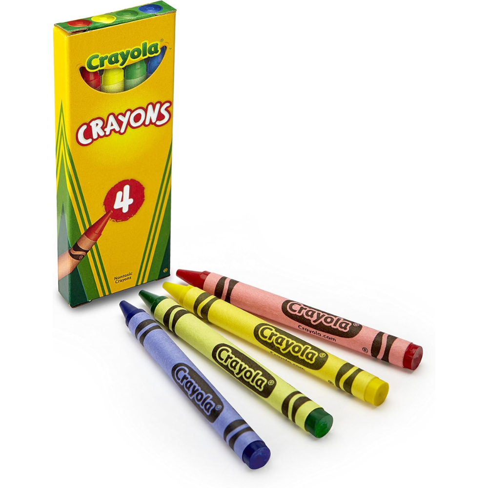 Crayola 4 Pack Full size Crayons 52-1341 thumbnail