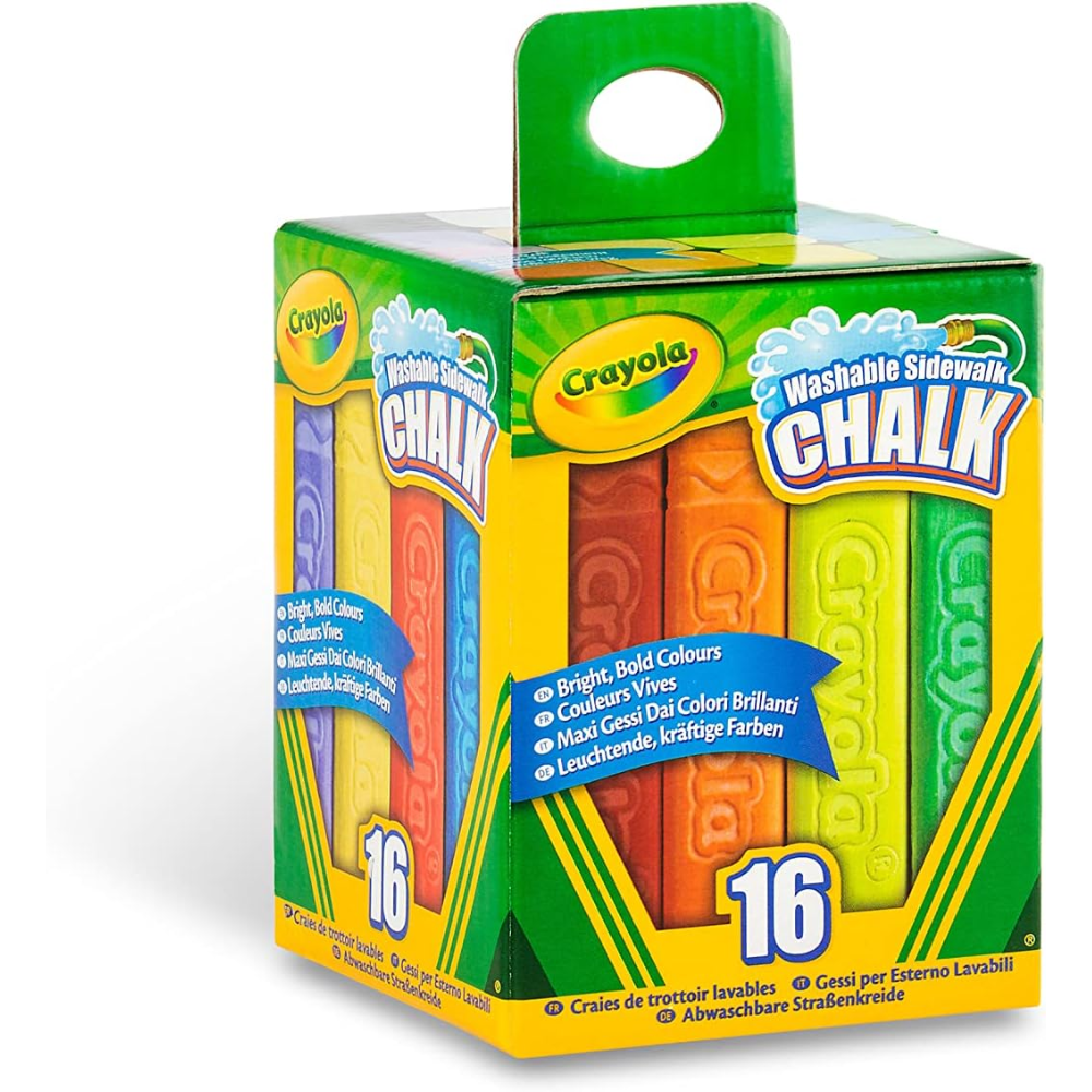 Crayola Sidewalk Chalk, Bucket of 16 51-2016 thumbnail