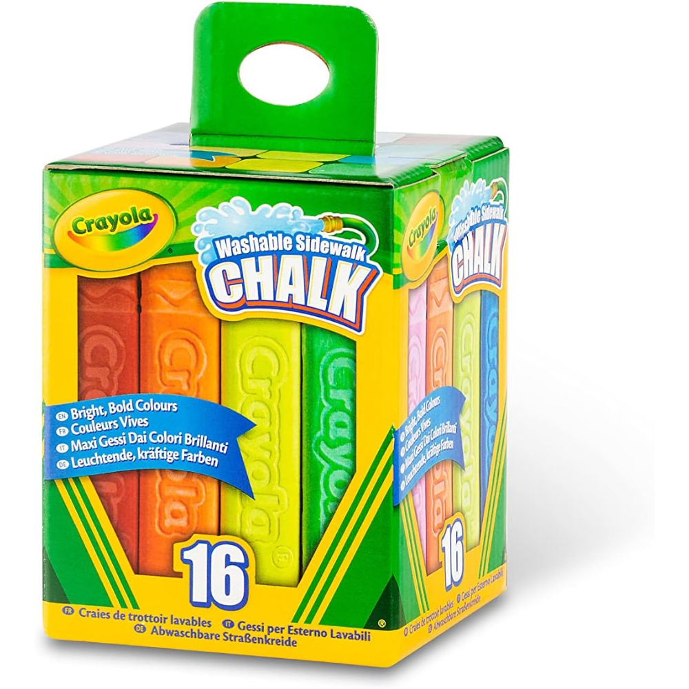 Crayola Sidewalk Chalk, Bucket of 16 51-2016 thumbnail