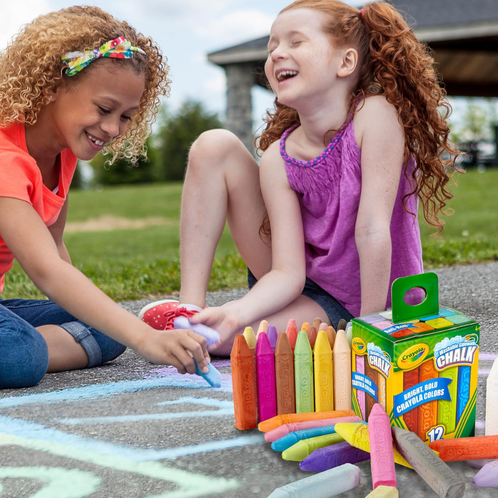 Crayola Sidewalk Chalk, Bucket of 16 51-2016 thumbnail