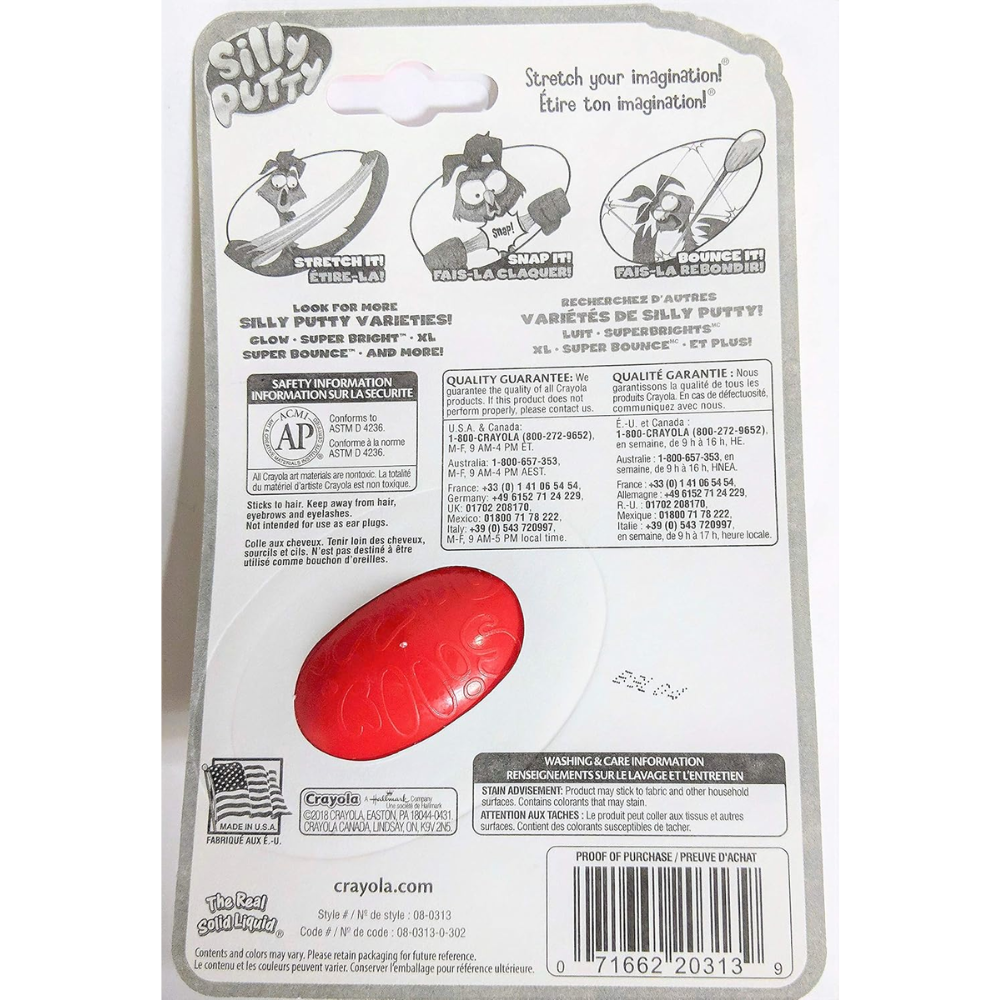 Silly Putty Crayola  Original 08-0313 thumbnail