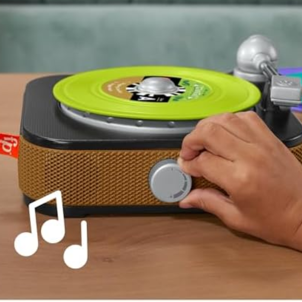 Fisher-Price Musical Toy, Rockin’ Record Player HXX58 thumbnail
