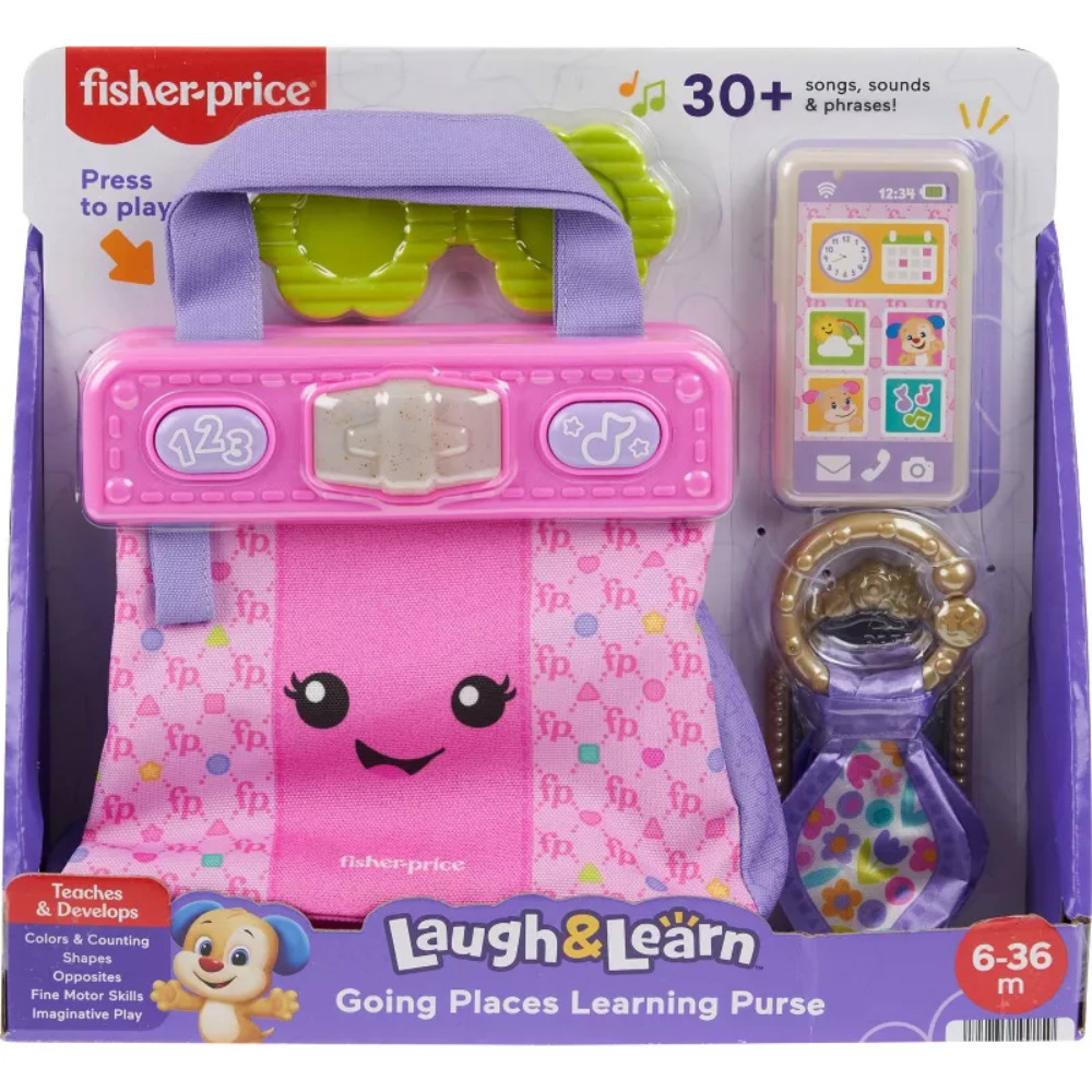 Fisher-Price Baby Learning Toy Laugh & Learn Purse HTW89 thumbnail