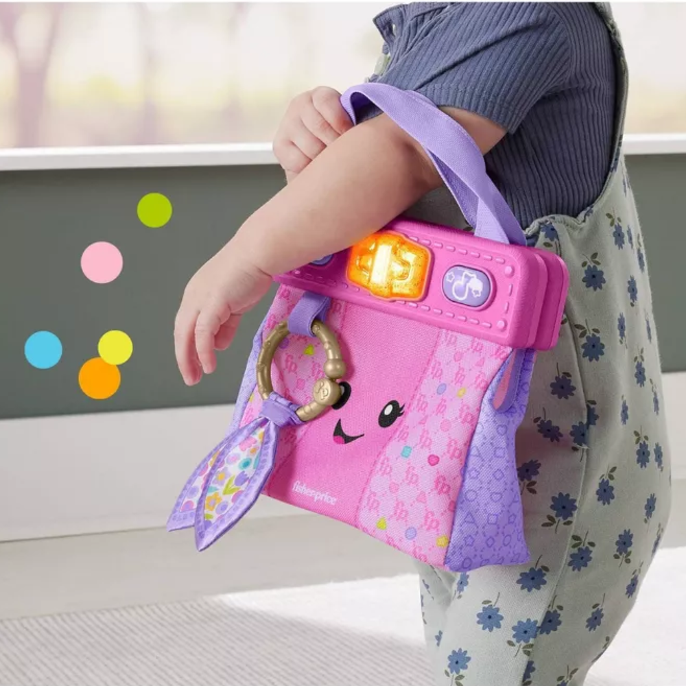 Fisher-Price Baby Learning Toy Laugh & Learn Purse HTW89 thumbnail