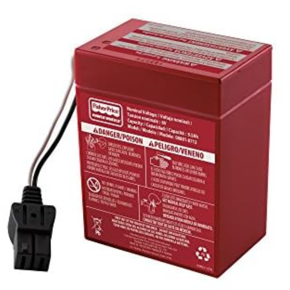 Power Wheels 6-Volt Red Rechargeable Replacement Battery HTR14 thumbnail
