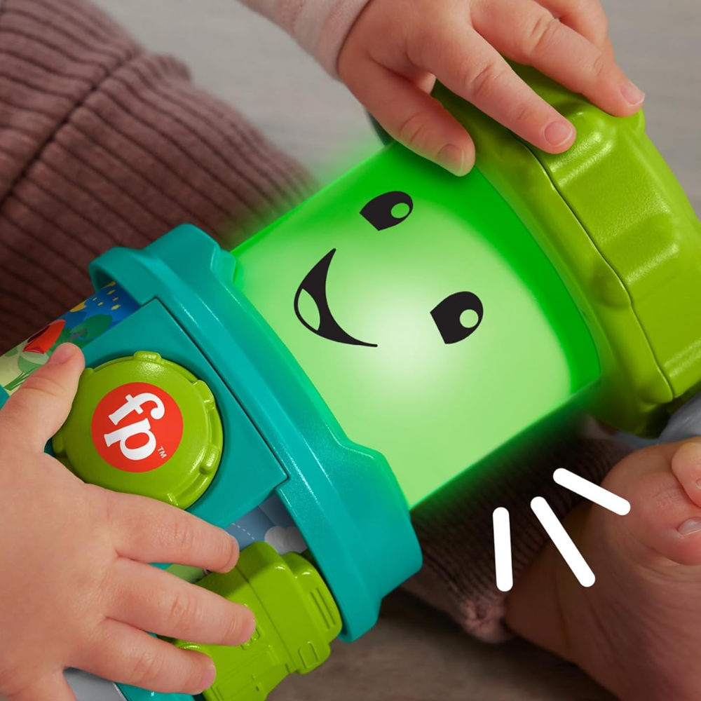 Fisher-Price Baby Learning Toy Laugh & Learn Camping Fun Lantern, Pretend Camping Gear. ung explorers can enjoy a pretend outdoor adventure right in the living room with the Laugh & Learn Camping Fun Lantern from Fisher-Price. HTJ76 thumbnail