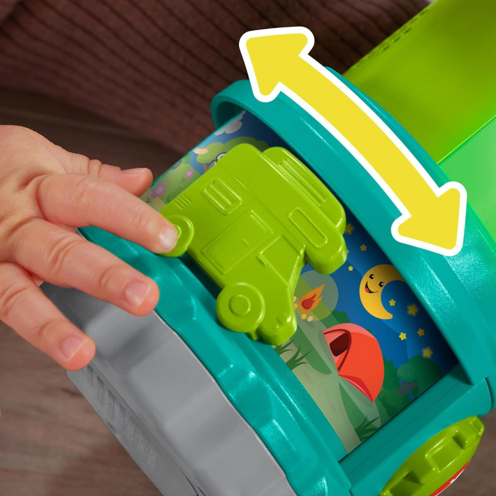 Fisher-Price Baby Learning Toy Laugh & Learn Camping Fun Lantern, Pretend Camping Gear. ung explorers can enjoy a pretend outdoor adventure right in the living room with the Laugh & Learn Camping Fun Lantern from Fisher-Price. HTJ76 thumbnail