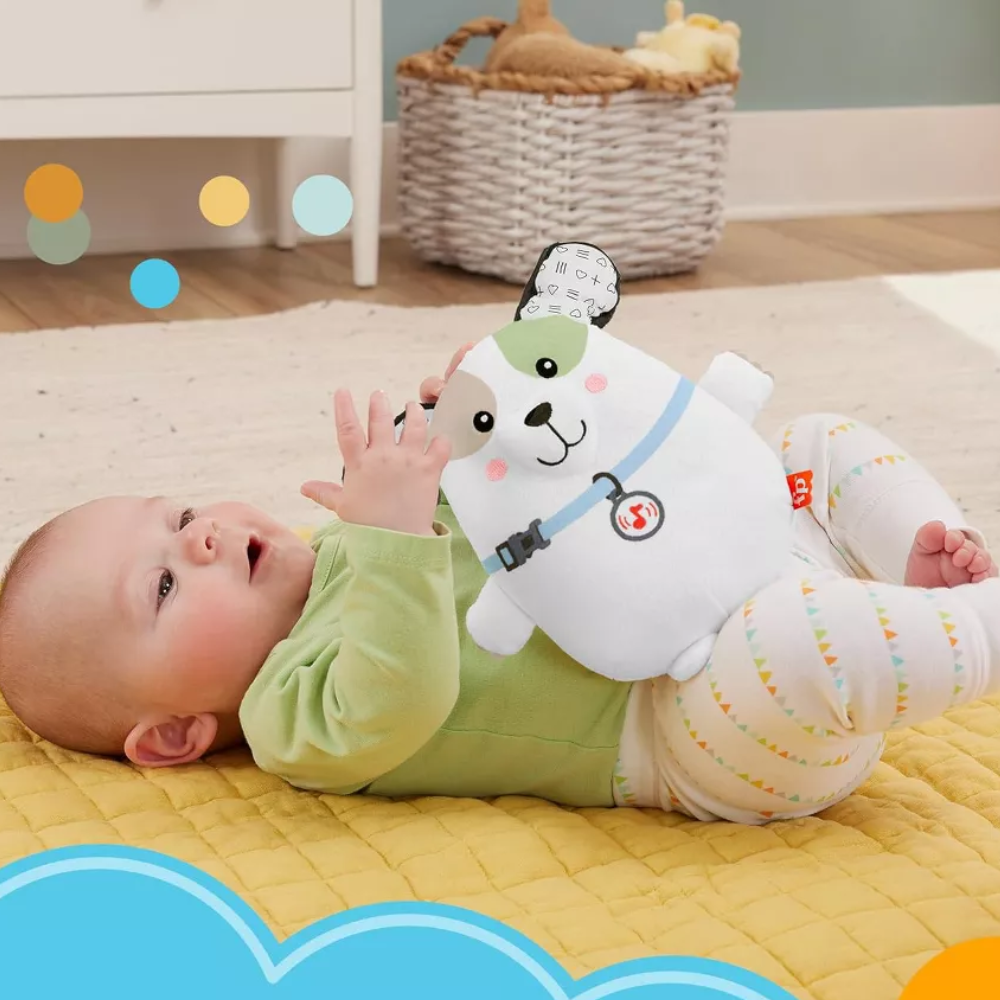 Fisher-Price Baby Toy Calming Vibes Puppy Soother Plush HTJ68 thumbnail
