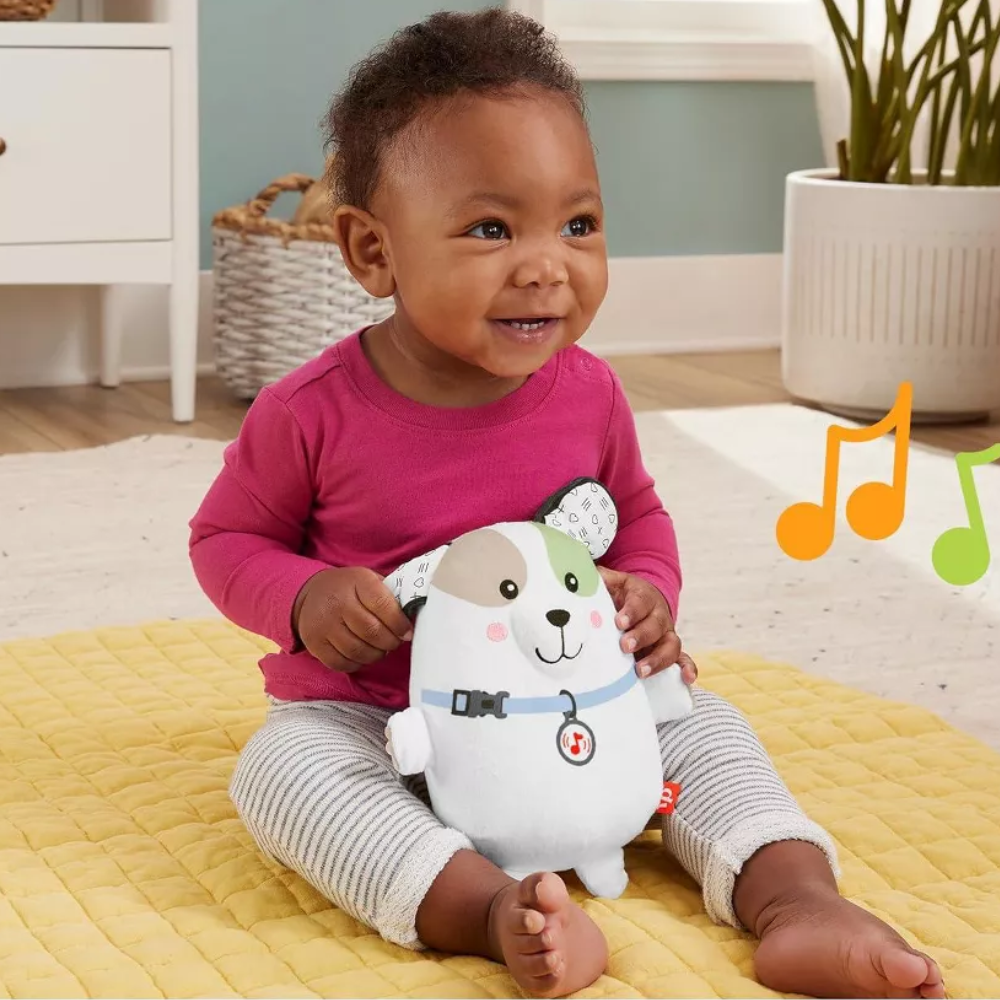 Fisher-Price Baby Toy Calming Vibes Puppy Soother Plush HTJ68 thumbnail