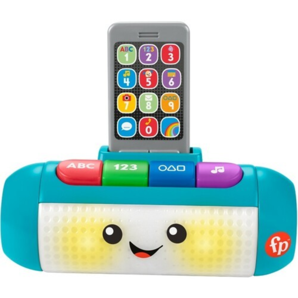 Fisher-Price Laugh & Learn Light Up Learning Speaker Electronic Baby Toy. Start the fun and learning with the Laugh & Learn® Light Up Learning Speaker musical toy from Fisher-Price®. HRJ06 thumbnail