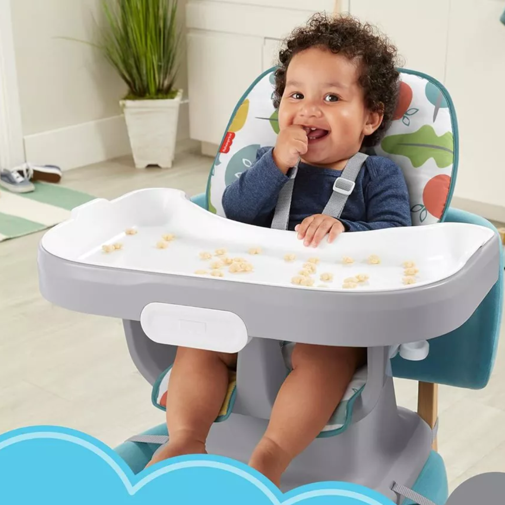Fisher-Price SpaceSaver Simple Clean High Chair Pearfection thumbnail