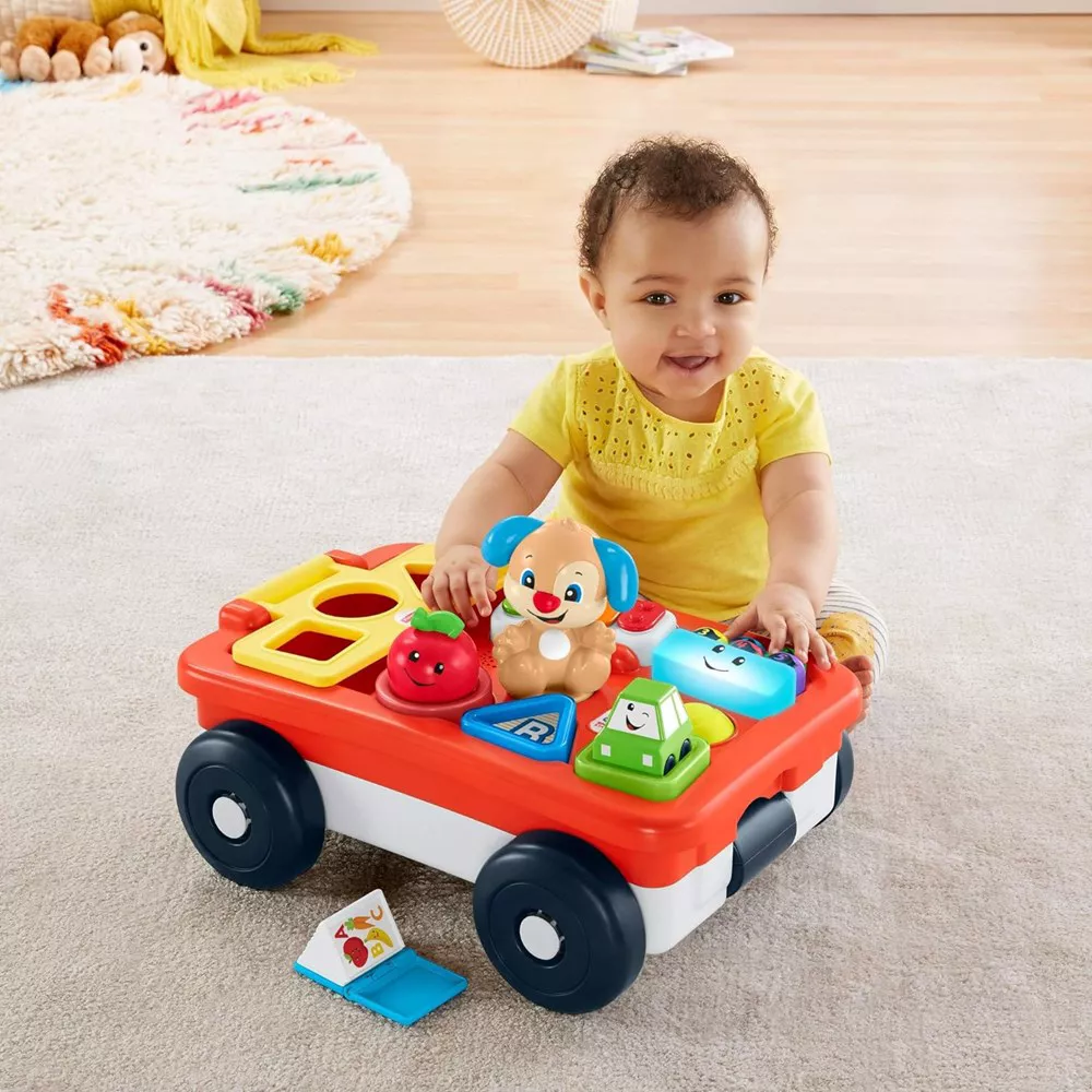 GLK15 Fisher-Price Laugh & Learn Pull & Play Learning Wagon thumbnail