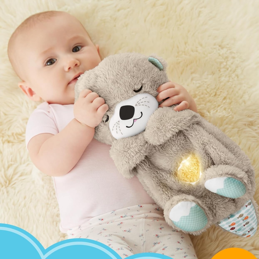 Fisher-Price Soothe 'n Snuggle Otter Portable Plush Soother FXC66 thumbnail