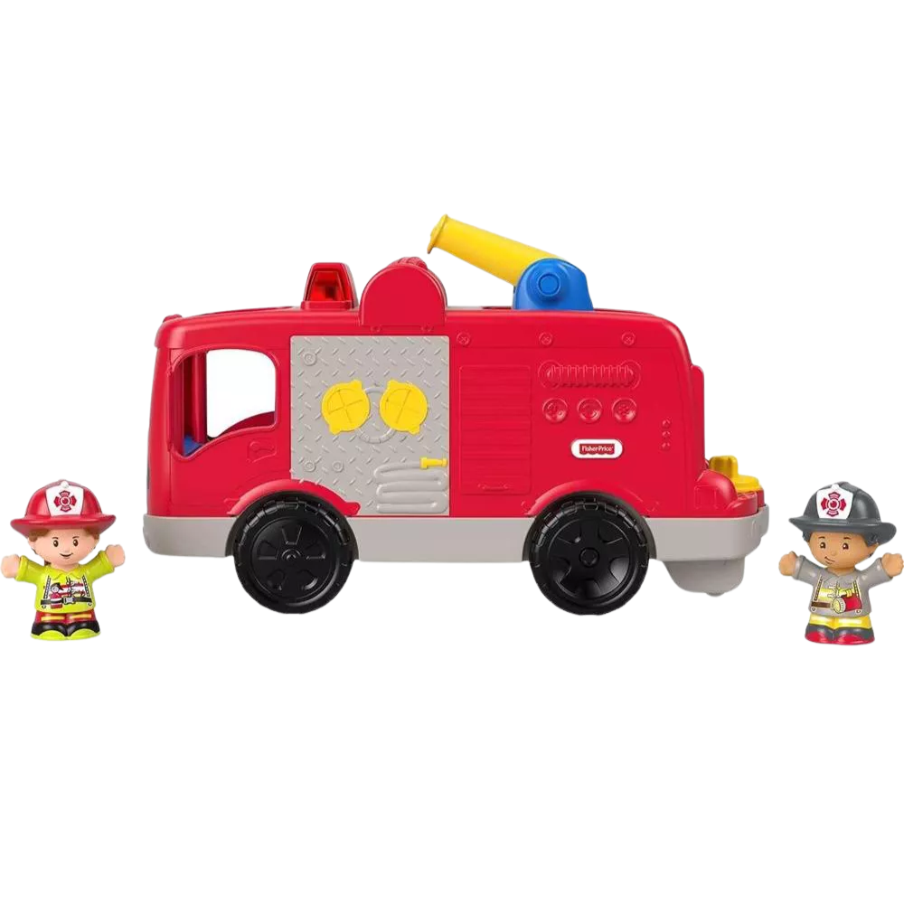 Fisher-Price Little People Helping Others Fire Truck FMN98 thumbnail