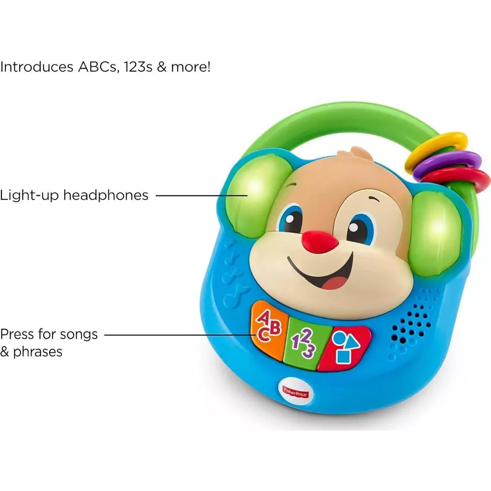 Fisher-Price Baby & Toddler Toy Laugh & Learn Sing & Music Player Pretend Radio. Promotes developmental skills through playful songs and phrases, turning learning into a fun and engaging experience for babies and toddlers. FGW16 thumbnail