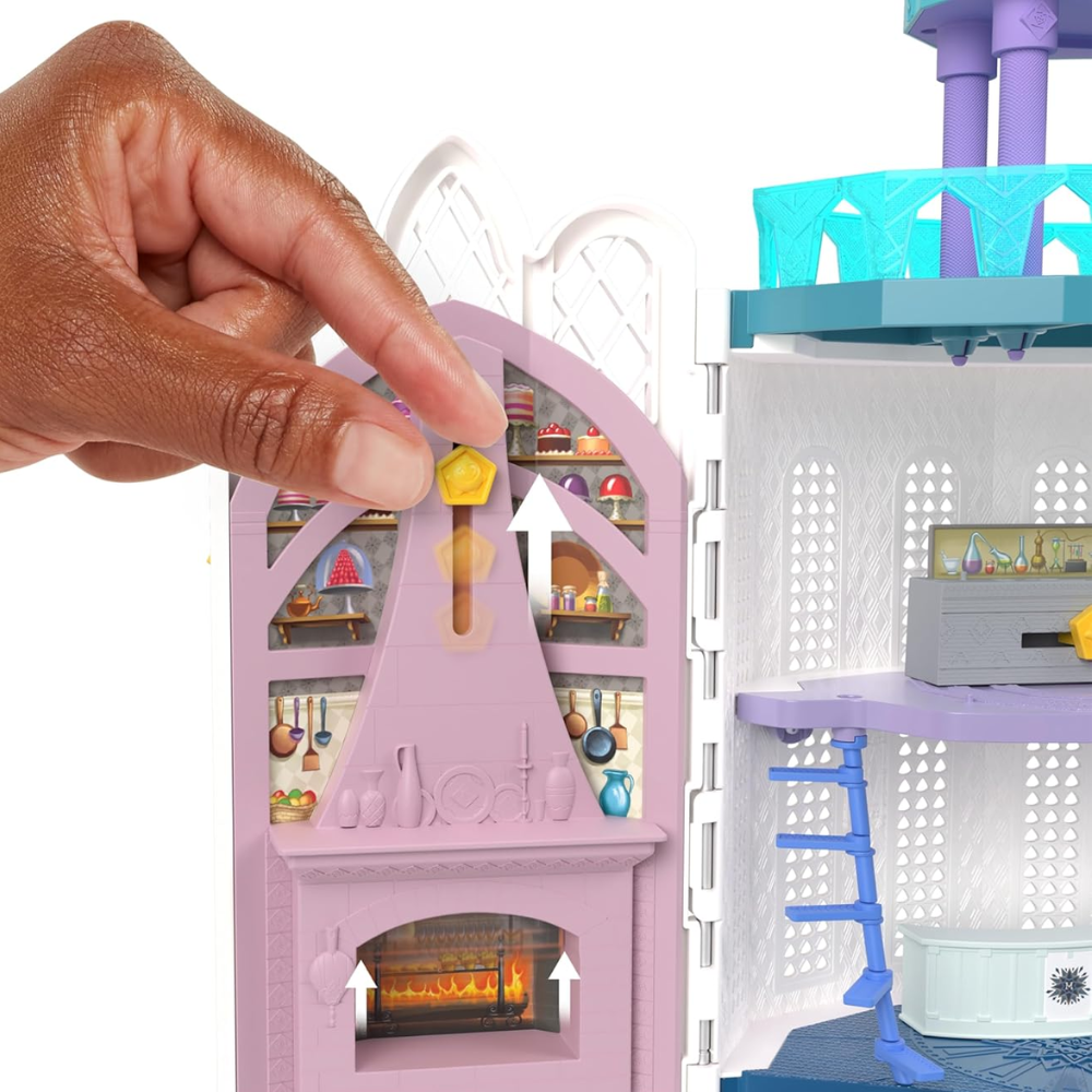 Mattel Disney Wish Rosas Castle Dollhouse Playset HPX38 thumbnail