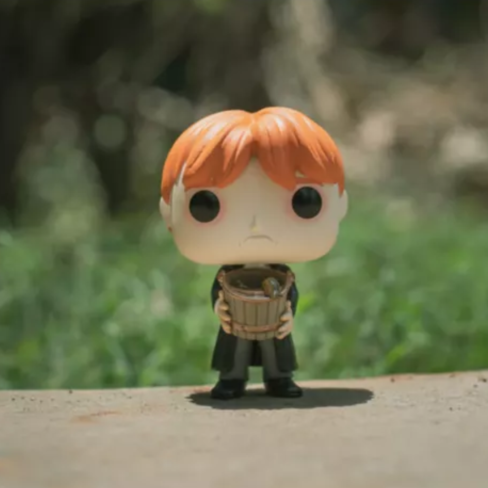 Funko Pop! Harry Potter Ron Puking Slugs with Bucket F-48066 thumbnail