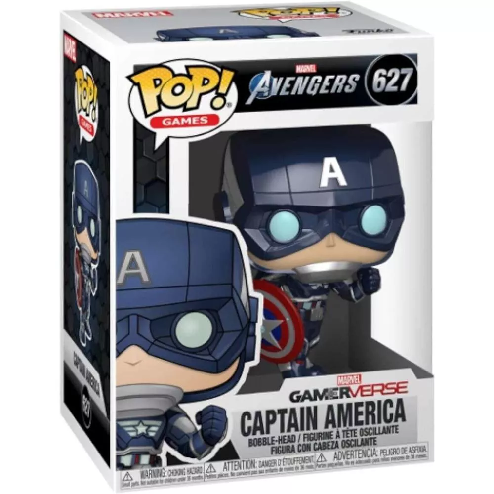 Funko Pop! Marvel: Avengers Game - Captain America F-47757 thumbnail
