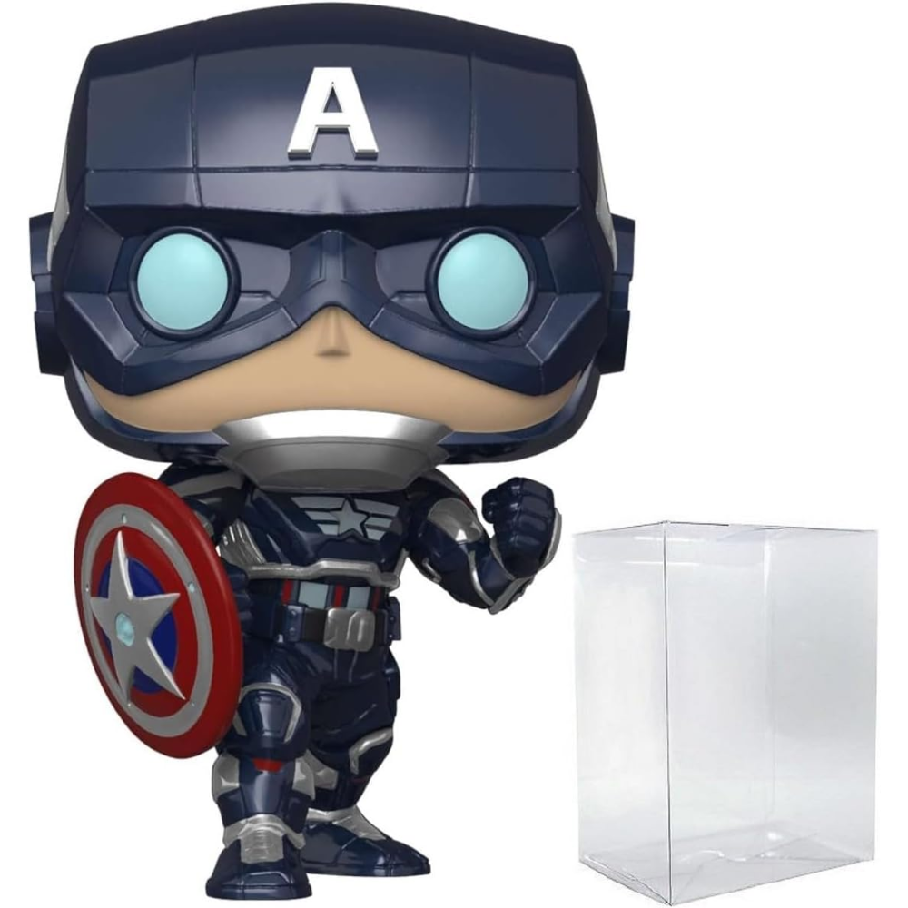 Funko Pop! Marvel: Avengers Game - Captain America F-47757 thumbnail