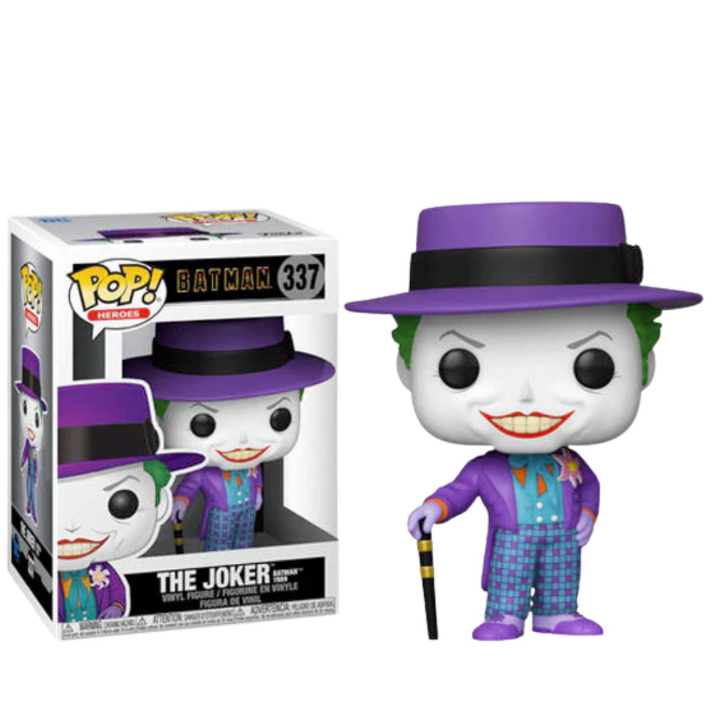 Funko Pop! Heroes Batman 1989-Joker with Hat F-47709 thumbnail