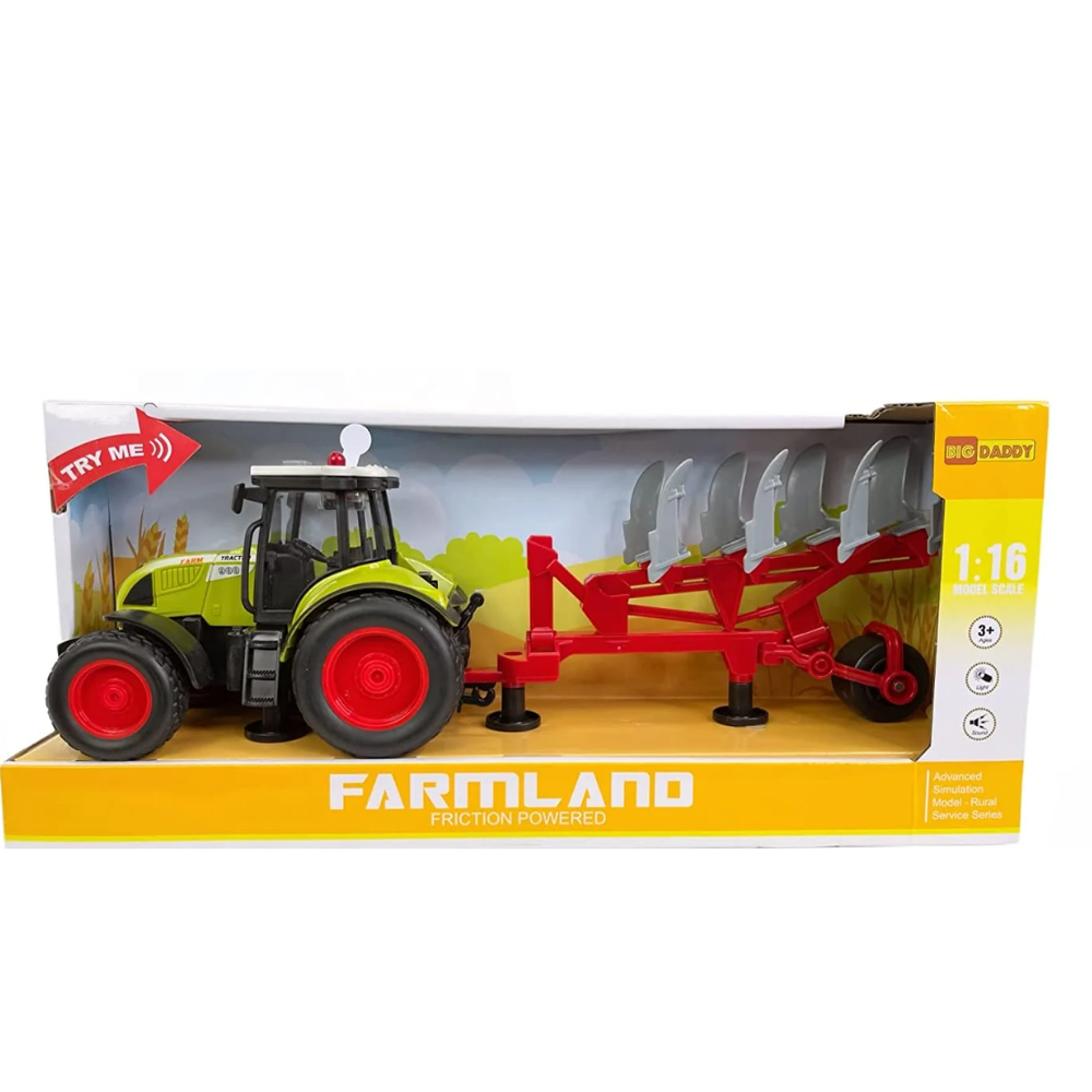 Big Daddy FARMLAND Tractor Trucks Farming Crop PLOW thumbnail