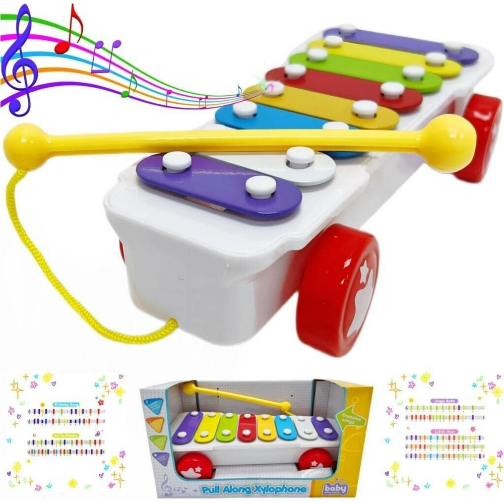 Big Daddy PULL-ALONG MUSICAL XYLOPHONE BD-WA1209 thumbnail