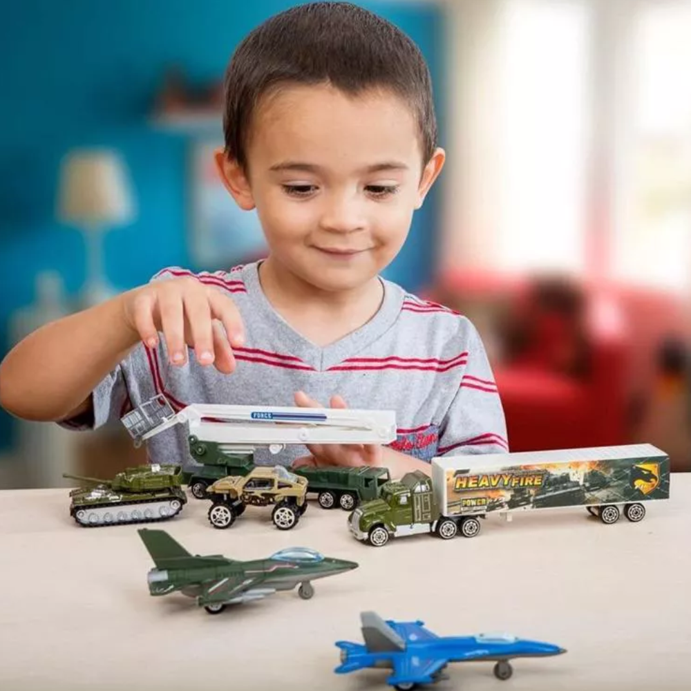Big-Daddy Die-Cast Metal Heavy Fire Kids Toy Military cars 40+. The Big-Daddy Military Special Operations Set is the ultimate playset for young adventurers who love action-packed, imaginative military play.  BD-BF1084480 thumbnail