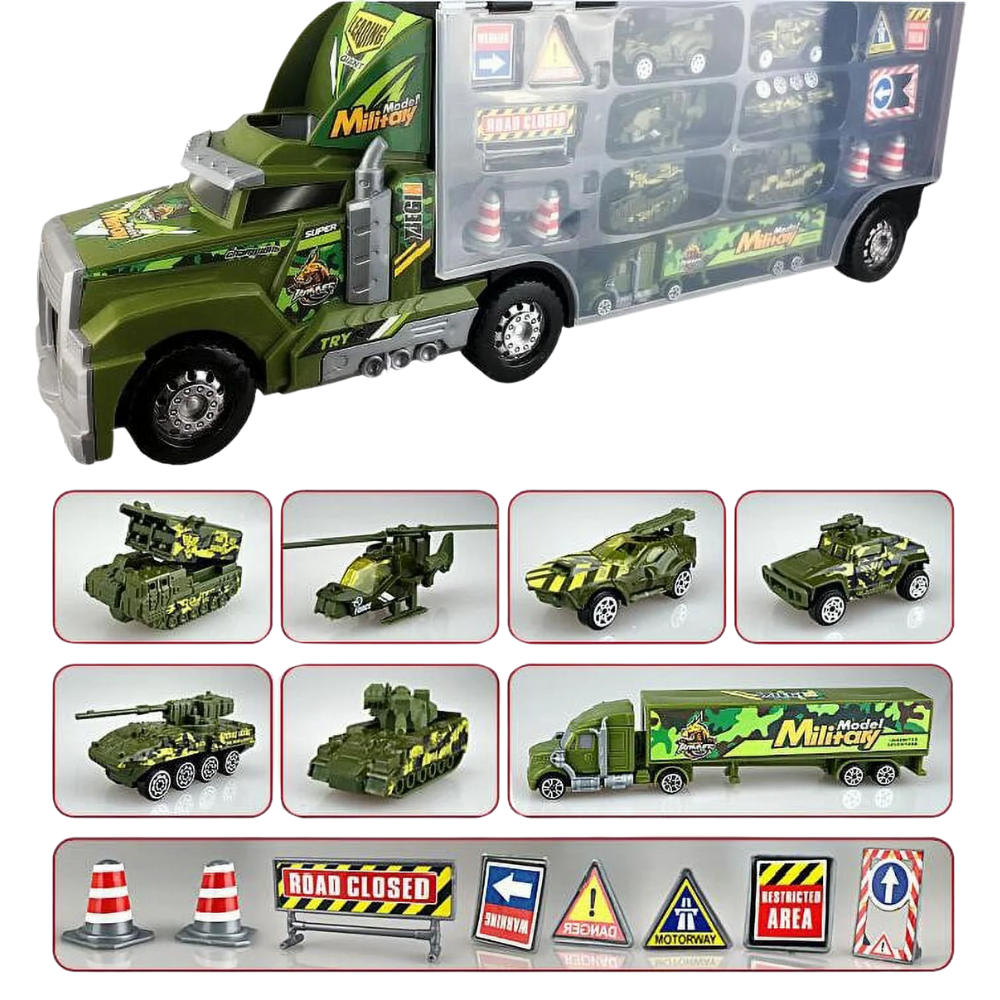 Kids Toy Truck Transport Truck Military Toy Truck BD-SQ80513 thumbnail