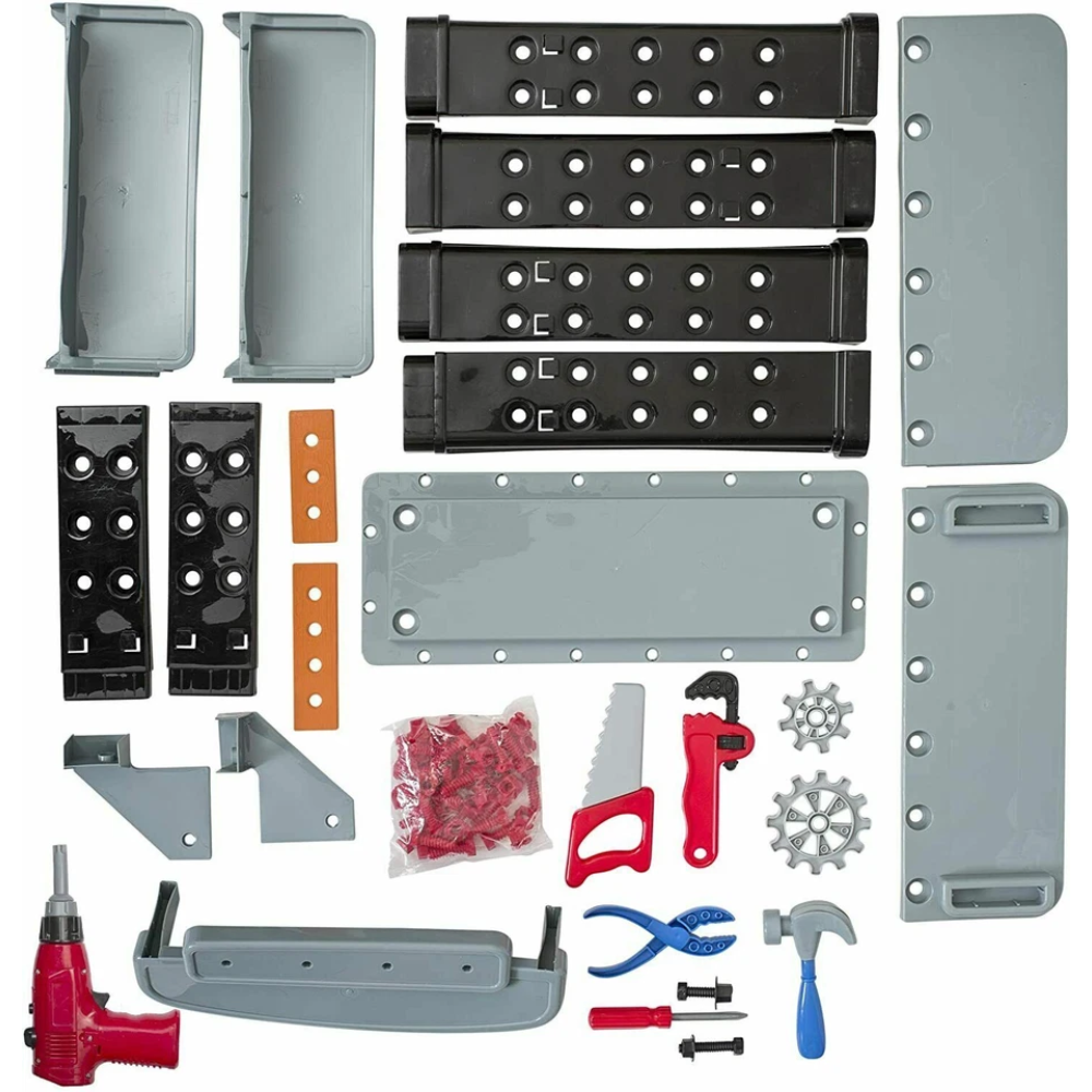 Big Daddy 2 In 1 Work Bench (Extra Large) And Junior Power Tool Station. Big Daddy’s 2-in-1 Work Bench is the ultimate playset for young builders, serving as both a workbench and a table complete with shelves for easy tool storage. BD-H803660 thumbnail