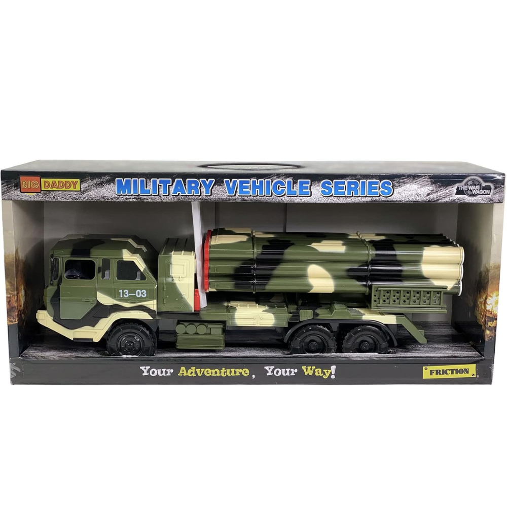 Military 18 Missile Transport Army Truck Long Range  Missile DB-6281-A thumbnail