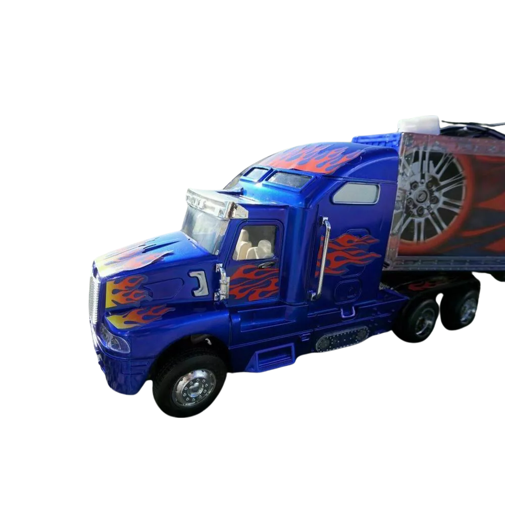 Big-Daddy XL Super Duty Tractor Trailer W/ Lights & Steering Wheel Remote Control thumbnail