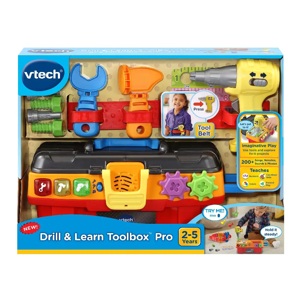 VTech Drill & Learn Toolbox Pro 80-550900 thumbnail