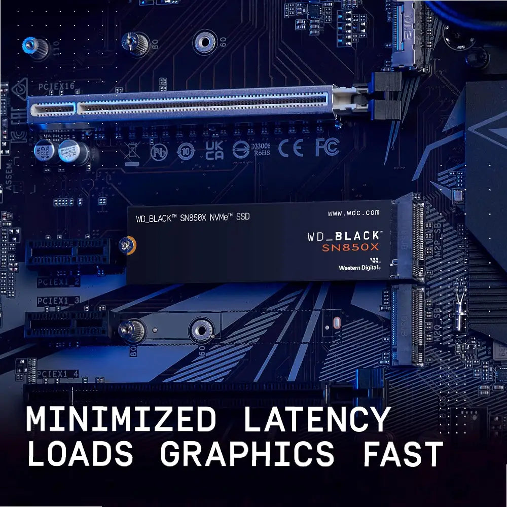 WD_BLACK 1TB SN850X NVMe Internal Gaming SSD WDS100T2X0E thumbnail